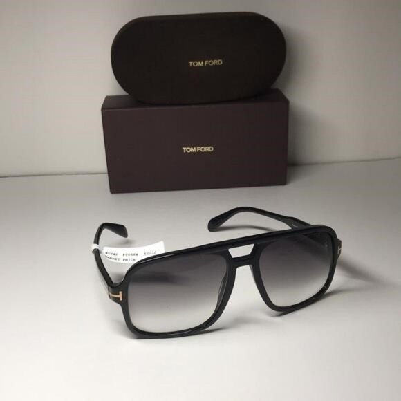 New Authentic TOM FORD Falconer Navigator Sunglasses FT0884 01B 60 01B - Picture 9 of 11